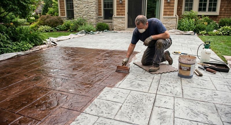 Concrete Patio Finishing in Corpus Christi, TX