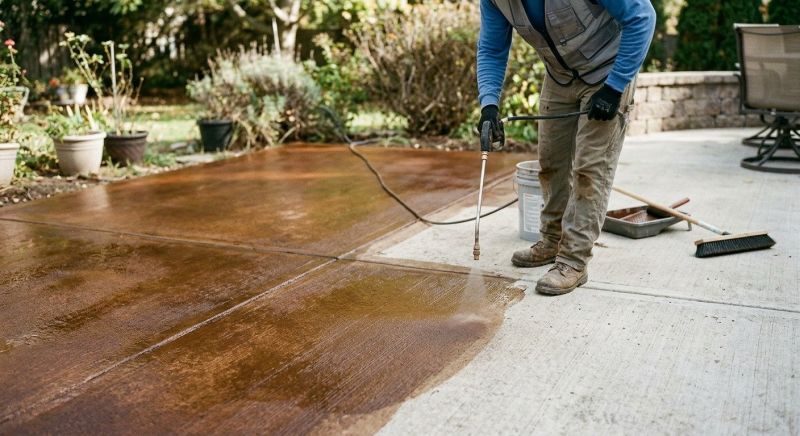Concrete Patio Finishing in Dallas, TX