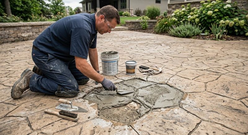 Decorative Concrete Repair in North Fort Myers, FL