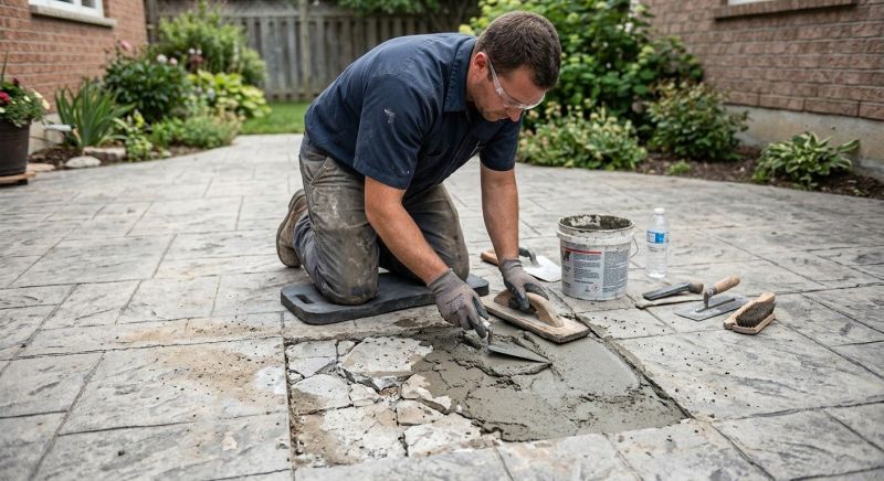 Decorative Concrete Repair in Alpharetta, GA