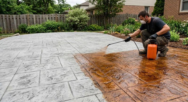 Interior Concrete Staining in Corpus Christi, TX