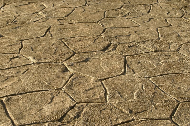 Textured Concrete Installation in Fort Worth, TX
