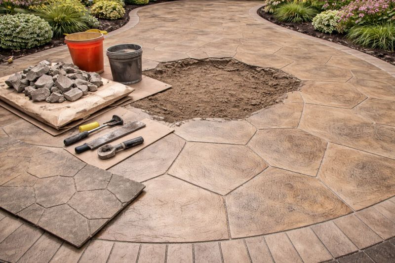 Decorative Concrete Repair in Midlothian, VA